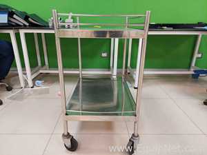 Phlebotomy Trolly Stainless Steel 304 Grade - Clinical Dept