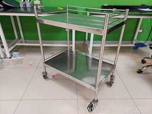 Phlebotomy Trolly Stainless Steel 304 Grade - Clinical Dept