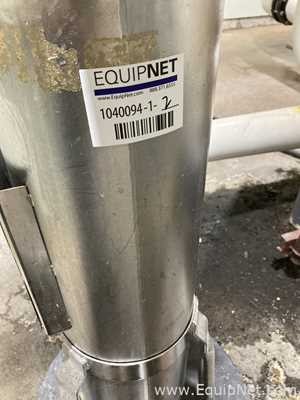 Two GAF Cartridge Filter System RB1-AL-M-316 Stainless Steel Filters F-1513 A and B