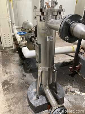 Two GAF Cartridge Filter System RB1-AL-M-316 Stainless Steel Filters F-1513 A and B