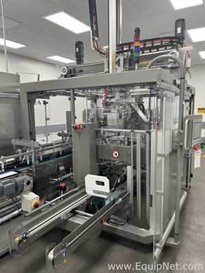 Cermex Sidel SD59 Top Loading Automatic Case Packer with Aggregation and Serialization Case Labeling