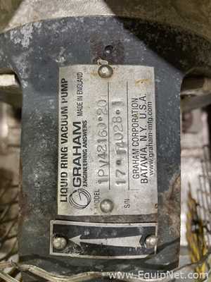 Bomba de Vacío Acero inoxidable Graham Engineering 1PV42160.20