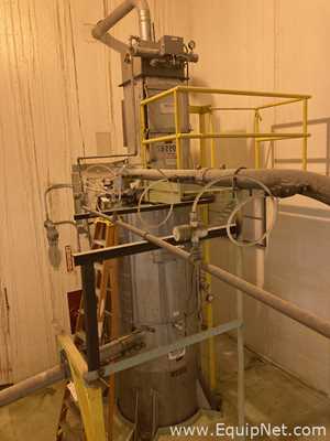 Flex Kleen Stainless Steel Bin Vent Style Dust Collector W large Stainless Bin S-5220