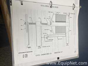 Prensa de Filtro aço inox Ertel Engineering L600-106