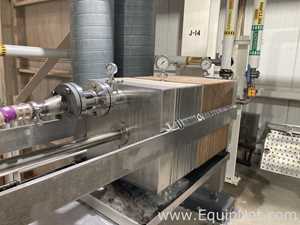 Prensa de Filtro aço inox Ertel Engineering L600-72