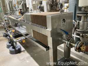 Prensa de Filtro aço inox Ertel Engineering L600-72