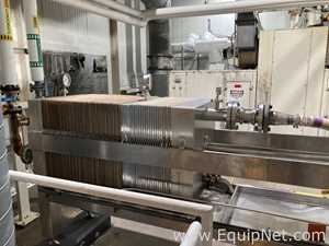 Prensa de Filtro aço inox Ertel Engineering L600-72