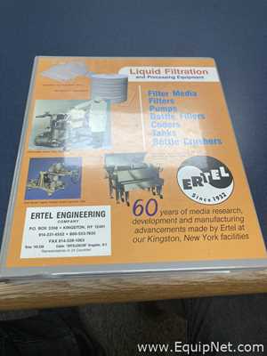 Prensa de Filtro aço inox Ertel Engineering L600-72