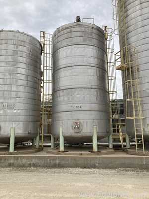 30,000 Gallon 316L Stainless Steel Storage Tank With Agitator  T-1024