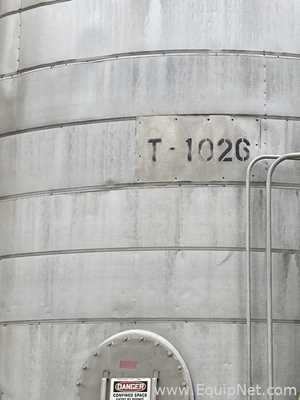 40,000 Gallon 316L Stainless Steel Storage Tank With Agitator and Centrifugal Pump  T-1026