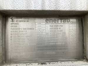 Tanque Acero inoxidable Enerfab Inc . 68,535 Galones