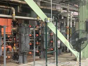18.08 Sq. Ft. Alpha Laval Stainless Steel Plate and Frame Heat Exchanger  E-430...