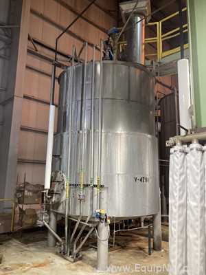 Tanque aço inox  .  4750 Galão
