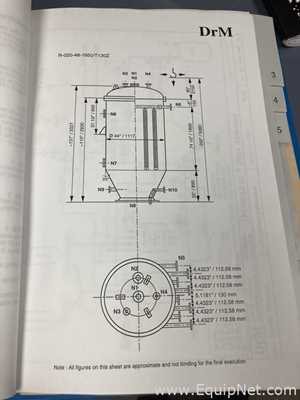 Filtro de Presión Acero inoxidable DrM, Dr. Muller AG, Switzerland Fundabac R-020-48-1650/T130Z