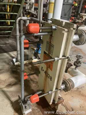 18.08 Sq. Ft. Alpha Laval Stainless Steel Plate and Frame Heat Exchanger  E-430...
