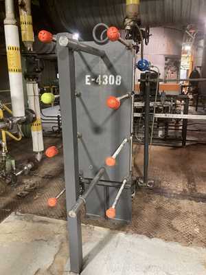 18.08 Sq. Ft. Alpha Laval Stainless Steel Plate and Frame Heat Exchanger  E-430...