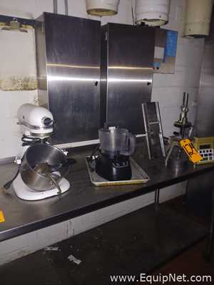 Lot of Assorted Appliances Blenders, Mixer, Mandoline Slicer and Potatoe Press