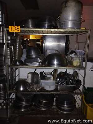 Lot of Assorted Stainless Steel Kitchenware