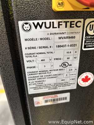Enfajilladora Wulftec International Inc. WVAR9460