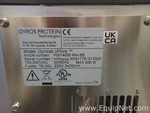 Analizador para Immunoensayo Gyros Protein Technologies Gyrolab xPlore