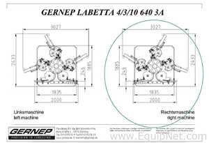 Etiquetadora Gernep GmbH 4/3/10 640 A