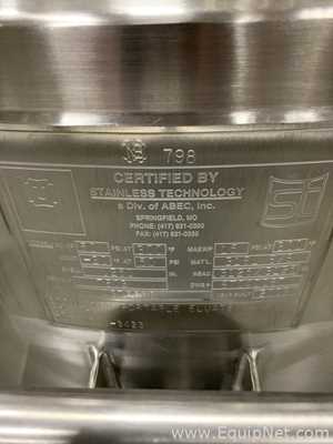 Stainless Technologies - ABEC 300 Liter Insulated Mobile Mixing Tank - V-3423