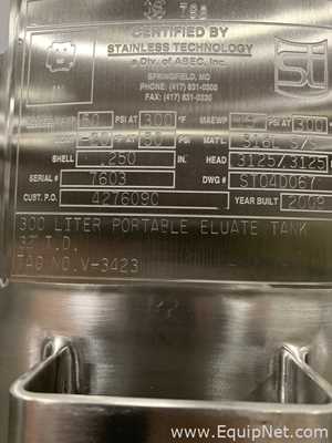 Stainless Technologies - ABEC 300 Liter Insulated Mobile Mixing Tank - V-3423