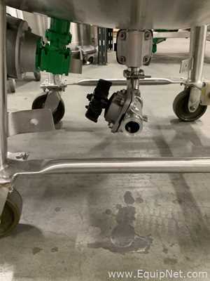 Precision Stainless 300 Liter Insulated Mobile Mixing Tank - V-3481