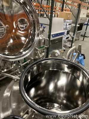 Precision Stainless 300 Liter Insulated Mobile Mixing Tank - V-3481