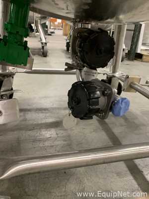 Precision Stainless 300 Liter Insulated Mobile Mixing Tank - V-3122A