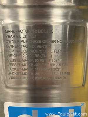 Tanque DCI Requisitos de Ar 300 L