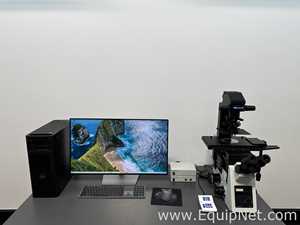 Olympus IX73P2F Microscope With Desktop Workstation