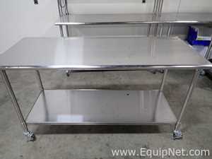 Mesa/Bancada aço inox Uline 