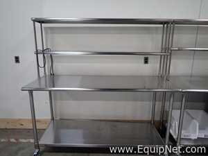 Mesa/Bancada aço inox Uline 