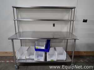 Mesa/Bancada aço inox Uline 