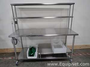 Mesa/Bancada aço inox Uline 