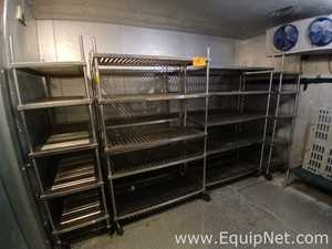 Lot of Eight Steel Racks