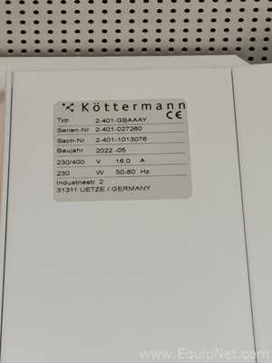 Campana de Ventilación y Flujo Kottermann Exploris 2-401-GBAAAY