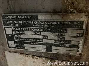 Intercambiador de Calor American Heat Division Alfa Laval Thermal, Inc. 