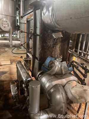 Alfa Laval Stainless Steel Plate And Frame Heat Exchanger Approximately 1000 Sq. Ft. E-4707