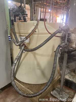 Approximately 6000 gallon Plastic Tank With Stainless Steel Pump  P-4785