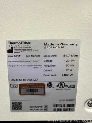 Centrífuga para laboratorio Thermo Fisher Scientific Sorvall ST4R Plus-MD
