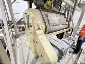 Tatham Stainless Steel 1200 Kg Twin Shaft Paddle Mixer