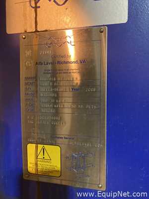 Alfa Laval M15-MFG Stainless Steel Plate and Frame Heat Exchanger 280.30 Sq. Ft. Area  E-4705