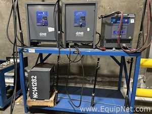 Lote de 4 Cargador de Batería GNB Industrial Power 