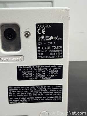 Lot of  Mettler Toledo AX504 Delta Range and AX205 Balance
