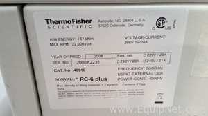 Centrífuga para laboratorio Thermo Fisher Scientific SORVALL RC-6 Plus