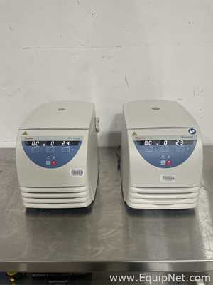 lote de  2 Centrífuga para Laboratórios Thermo Fisher Scientific Sorvall Legend Micro 21R