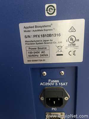 Applied Biosystems Automate Express DNA Extraction System