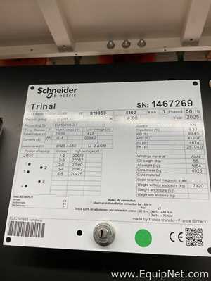 Unused Schneider Trihal 4150 kVA Electric Transformer 1